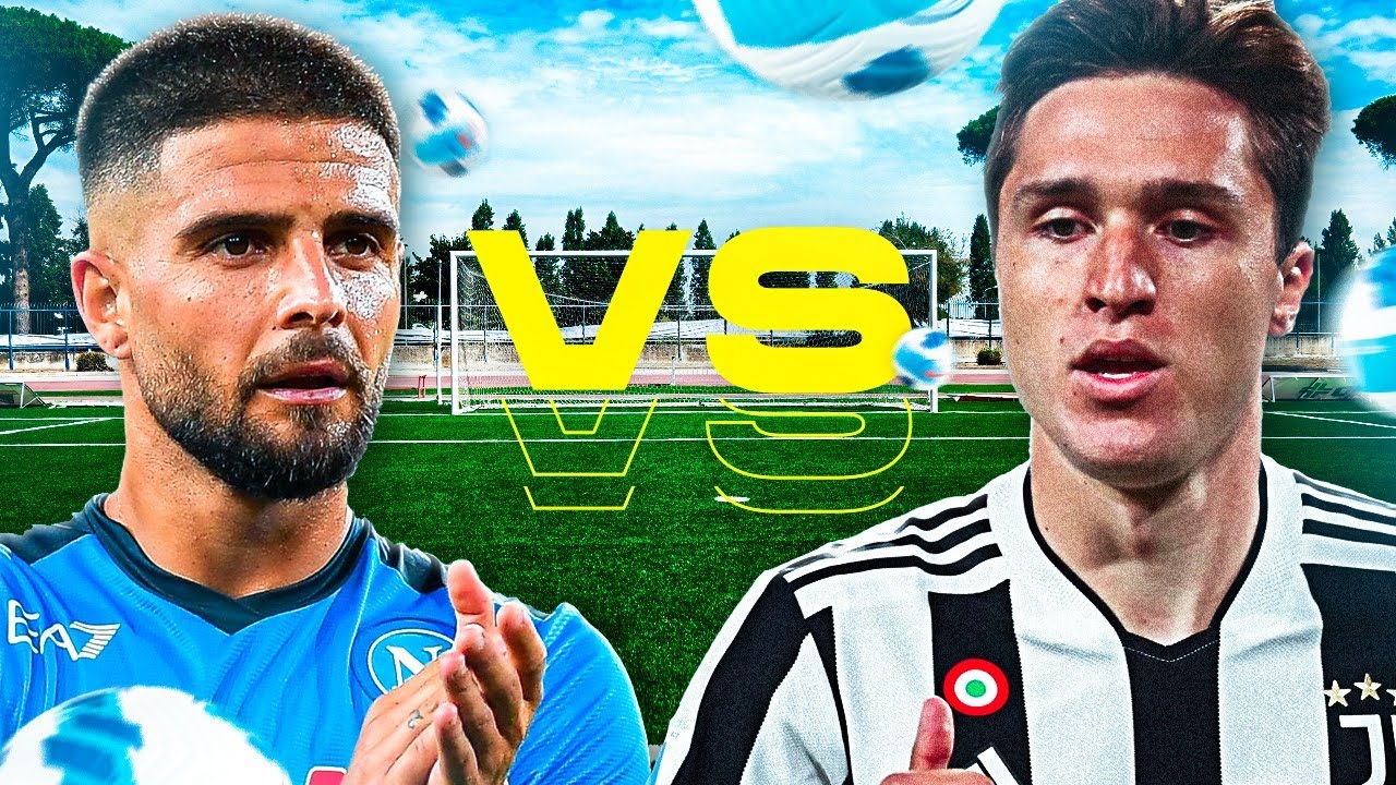 ⚽ INSIGNE vs CHIESA! CHI E' IL PIU FORTE? ELITES FOOTBALL CHALLENGE | NAPOLI - JUVENTUS 2021