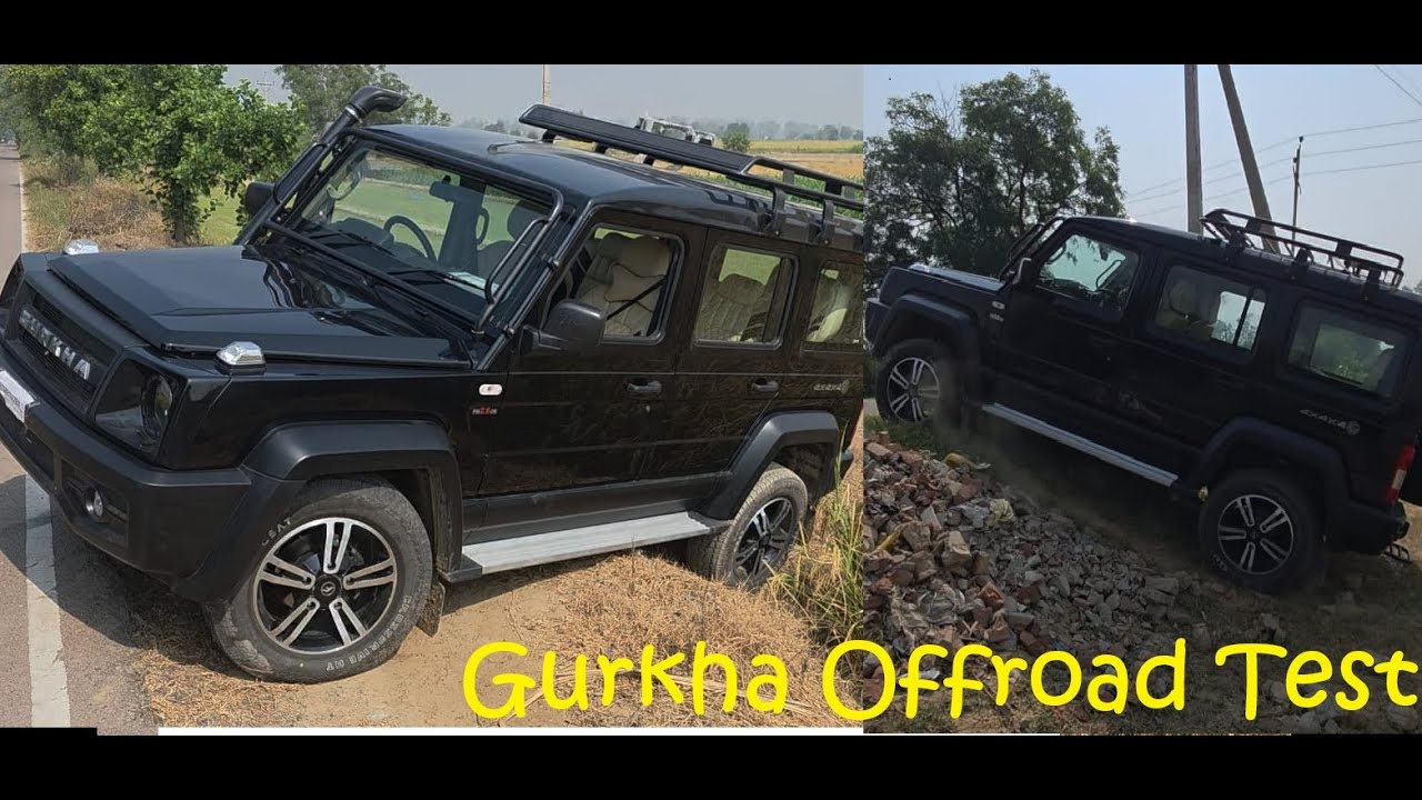 Force Gurkha Seats Modification Details and Offroading Test