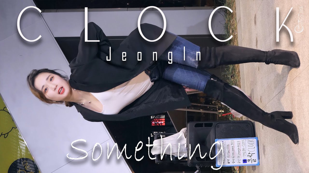 191229 댄스팀 클락 Clock 정인 'Something 썸씽' @홍대 애경타워AK버스킹 4K 60P 직캠