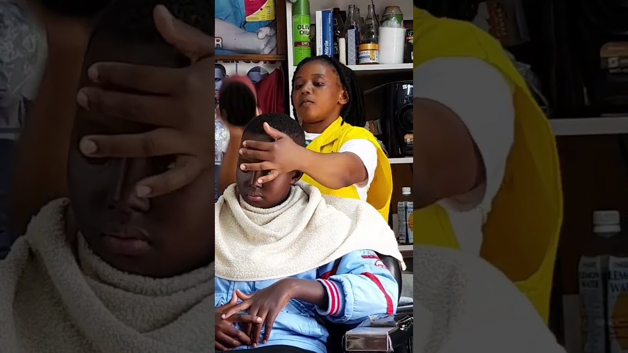 How to do babylocs using a sponge,#barber #barbershop #hairstyle #barbersoul #babylocs