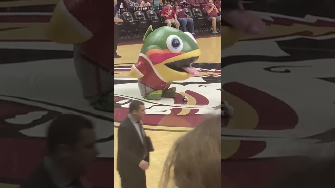 this mascot went to far……