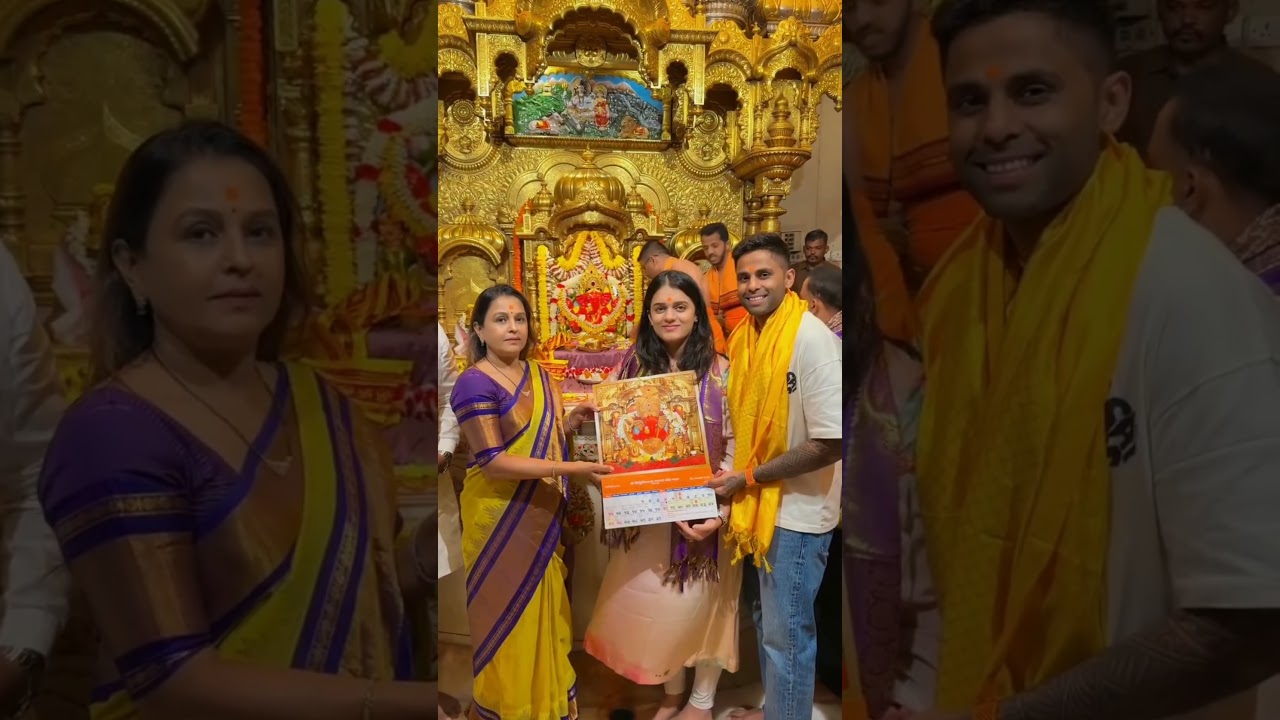 Before T20 World Cup Final 🏏 Team India Seeks Ganpati Blessings #teamindia #indiawins #indiacricket