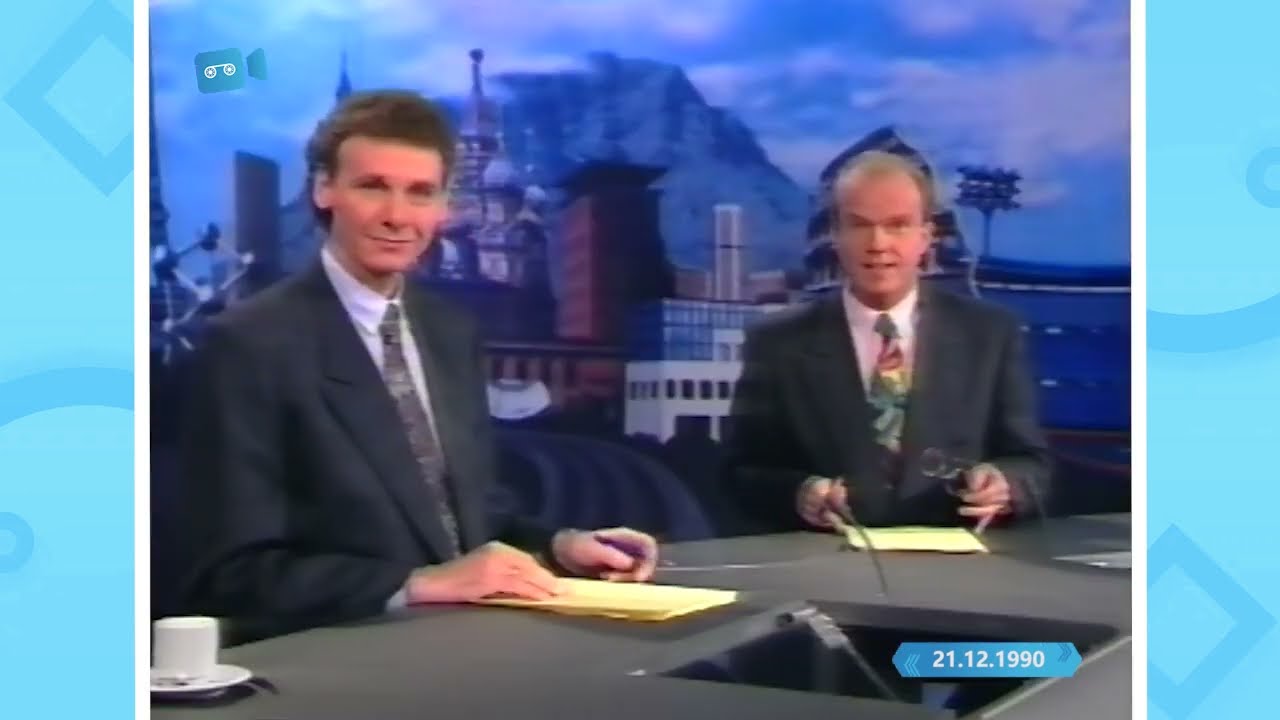 RTL 4 | Ontbijtnieuws met Jan de Hoop en Marc Jacobs (21.12.1990)