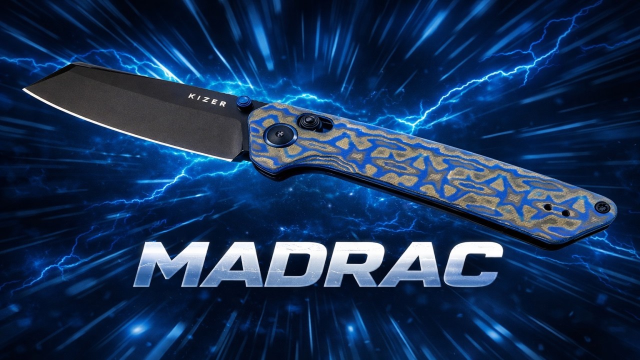Компания Kizer выпустила настоящий хит! 🔥 Madrac, возможно, станет их лучшим ножом 2026 года.