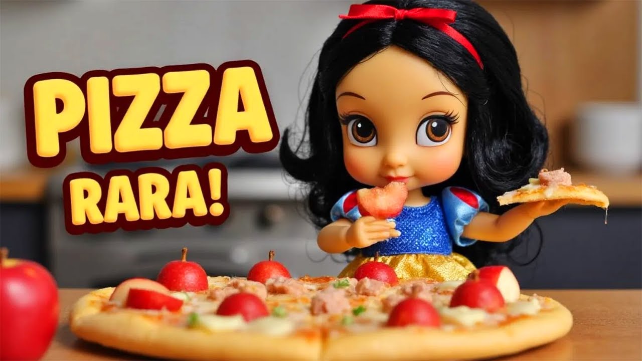 🍕✨ ¡BLANCA COCINA una PIZZA muy EXTRAÑA! 🤯 ¿Atún y manzana? | Princesas Disney 👑💖