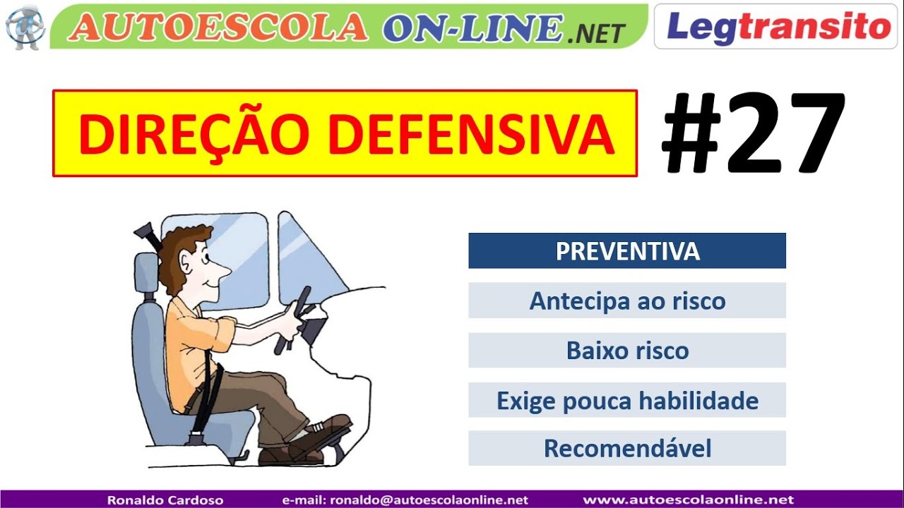 DIREÇÃO DEFENSIVA - Preventiva e Corretiva, Automatismos