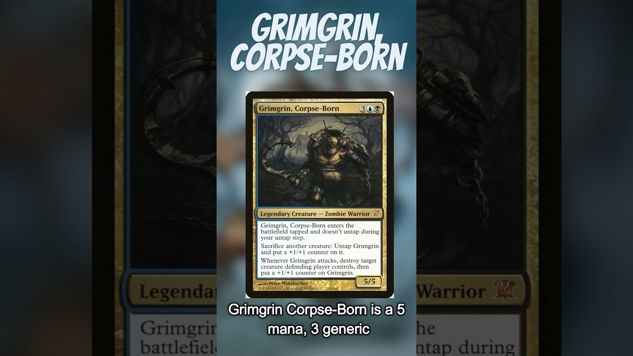 Why Grimgrin, Corpse-Born Is a Sacrifice Machine! 🔥 #mtgshorts