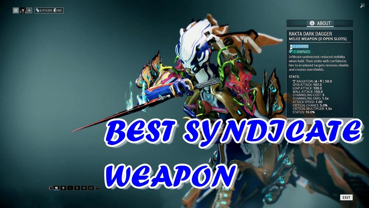Best Syndicate Melee Weapon?