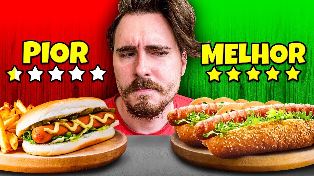 Provei o Hot Dog de pior e melhor avaliação do ifood 4