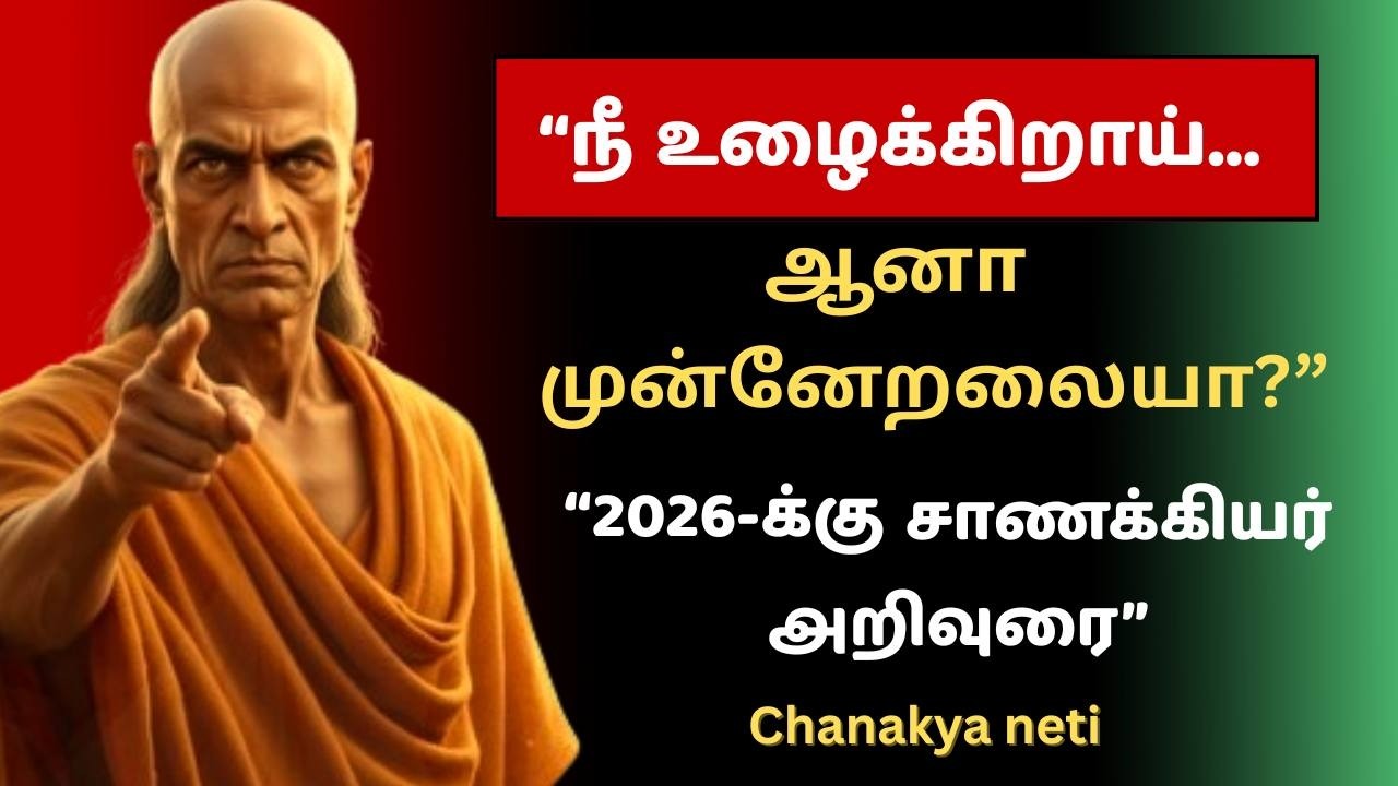 2026ல் வெற்றி பெறுவது யோசிப்பவர்களா அல்லது உழைப்பவர்களா?