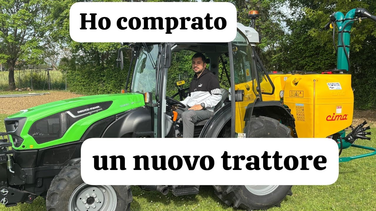 HO COMPRATO UN NUOVO TRATTORE DA VIGNETO! DEUTZ FAHR 5080 DF EC!