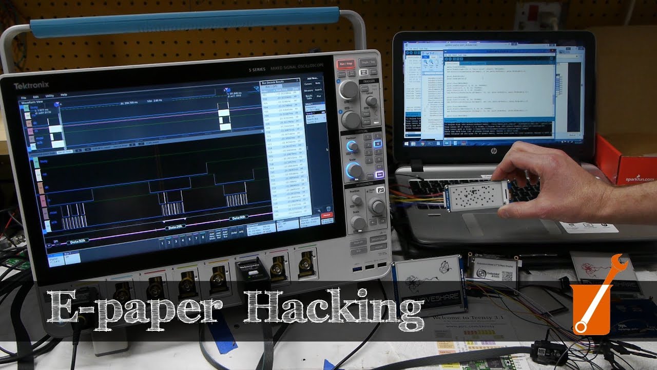 E-paper hacking: fastest possible refresh rate