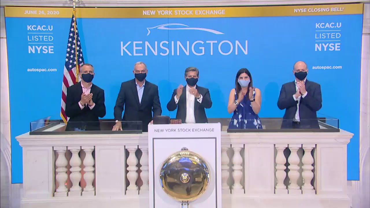 Kensington Capital Acquisition Corp. (NYSE: KCAC.U) Rings The Closing Bell&reg;