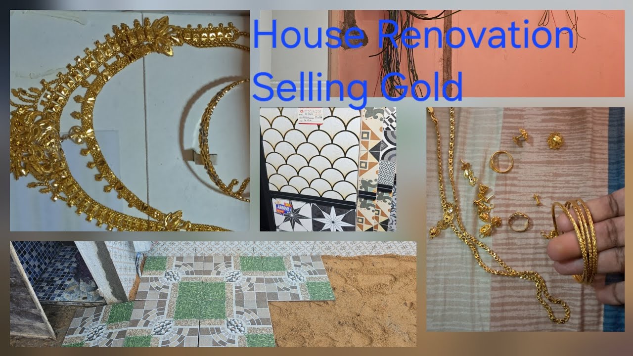 Selling 25 sovereign Gold for Renovation to Avoid loan| Struggles faced to move our own home🏡 