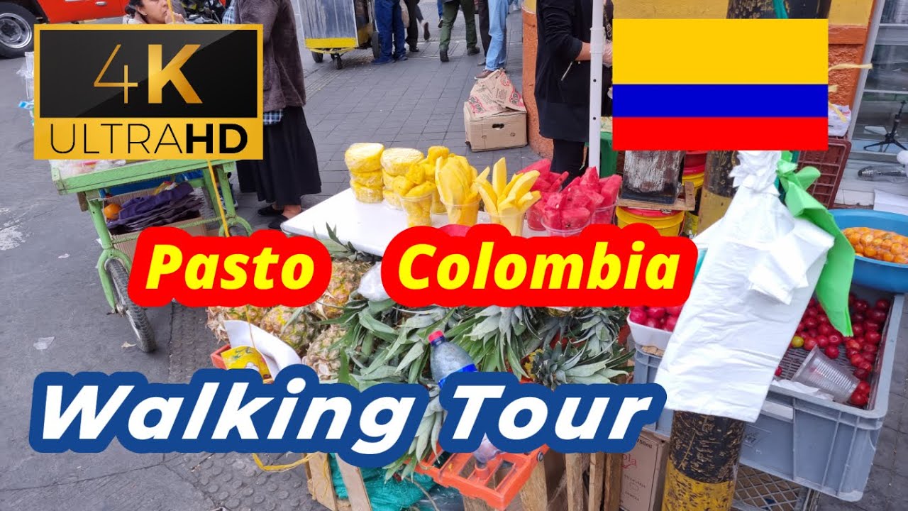 🇨🇴【4K 60fps】WALK -  PASTO - Colombia