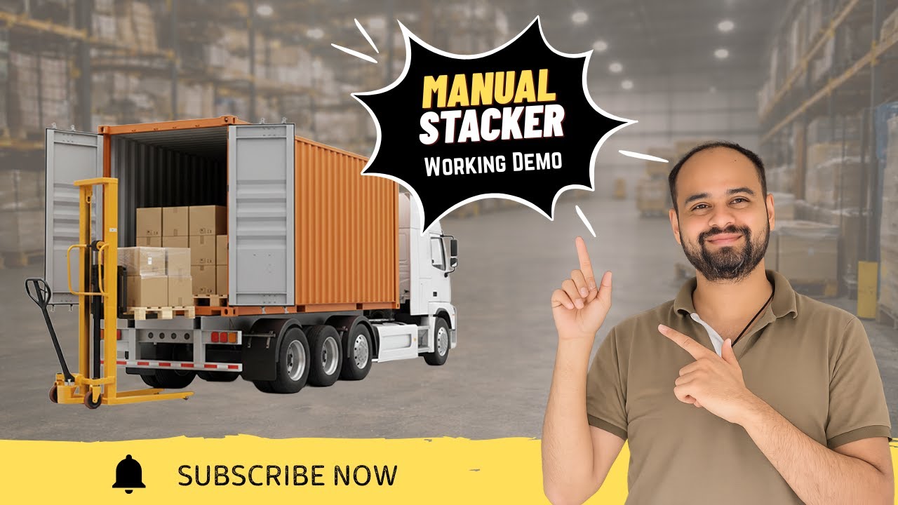 How to Use Manual Stacker? Features & Weight Capacity Guide | Pentagon Machines #stackers #machine