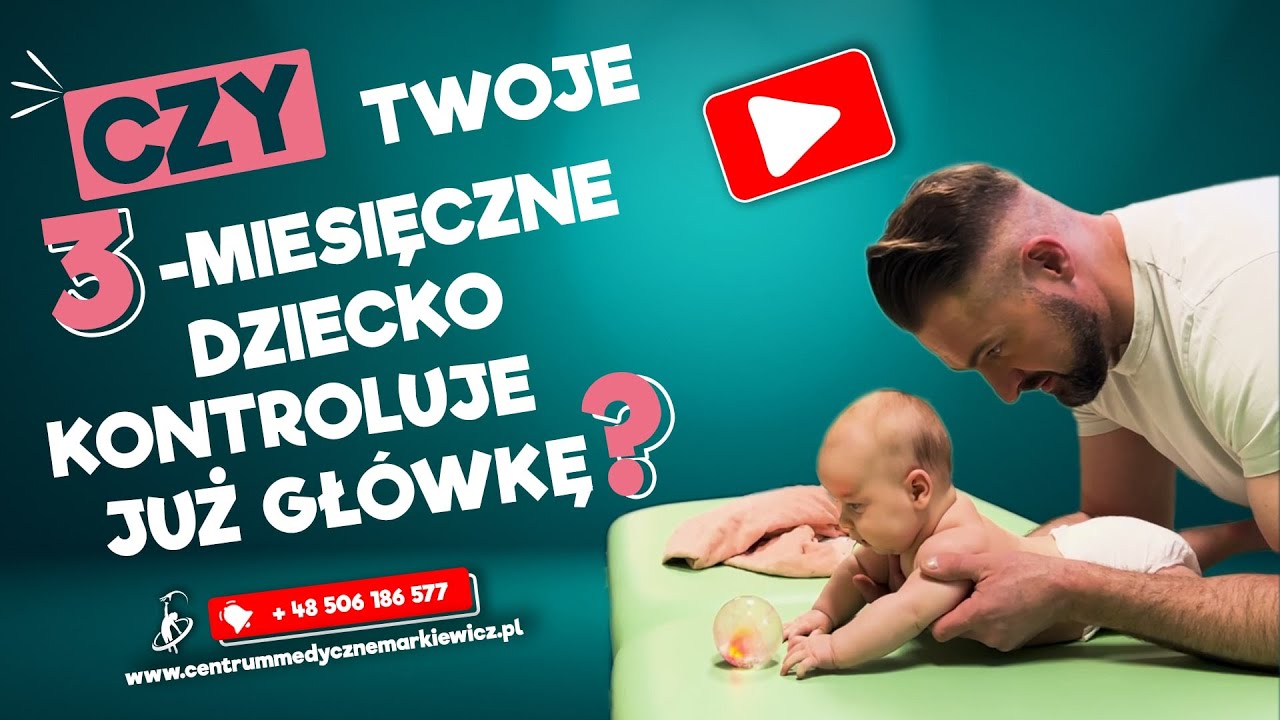 Czy Twoje 3-miesięczne 👶 dziecko kontroluje już główkę? Sprawdź 🎥, jak to powinno wyglądać!
