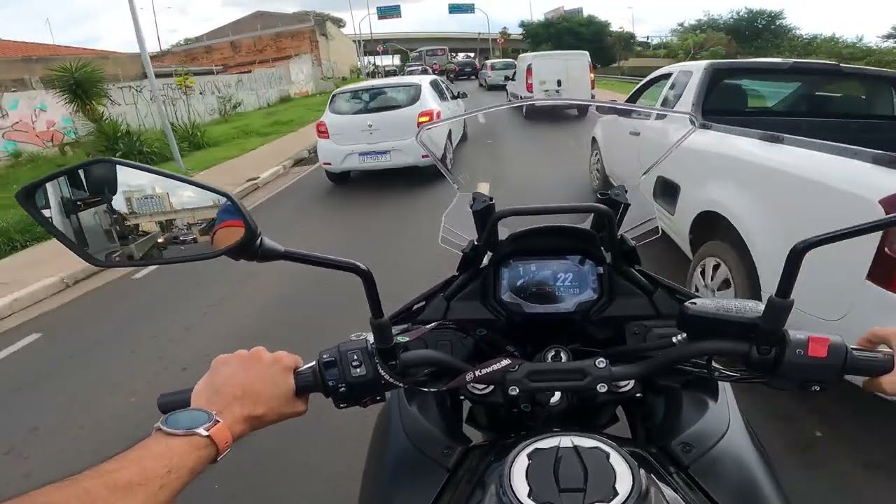 Primeira volta de Versys 650 2023