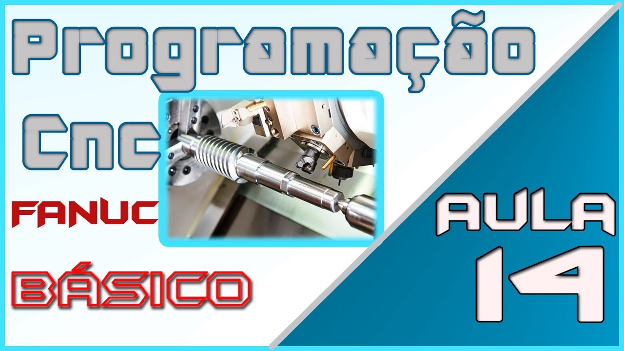 Aula 14 - Programação CNC Básico - Torno cnc - G75 Ciclo de faceamento -   Comando Fanuc