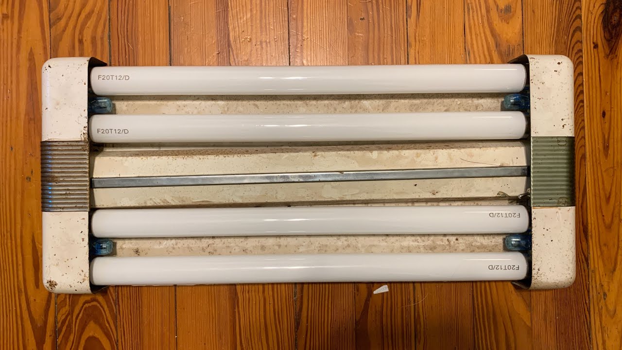 I have restored my 1940s F20T12 Preheat Fluorescent Light from Jason