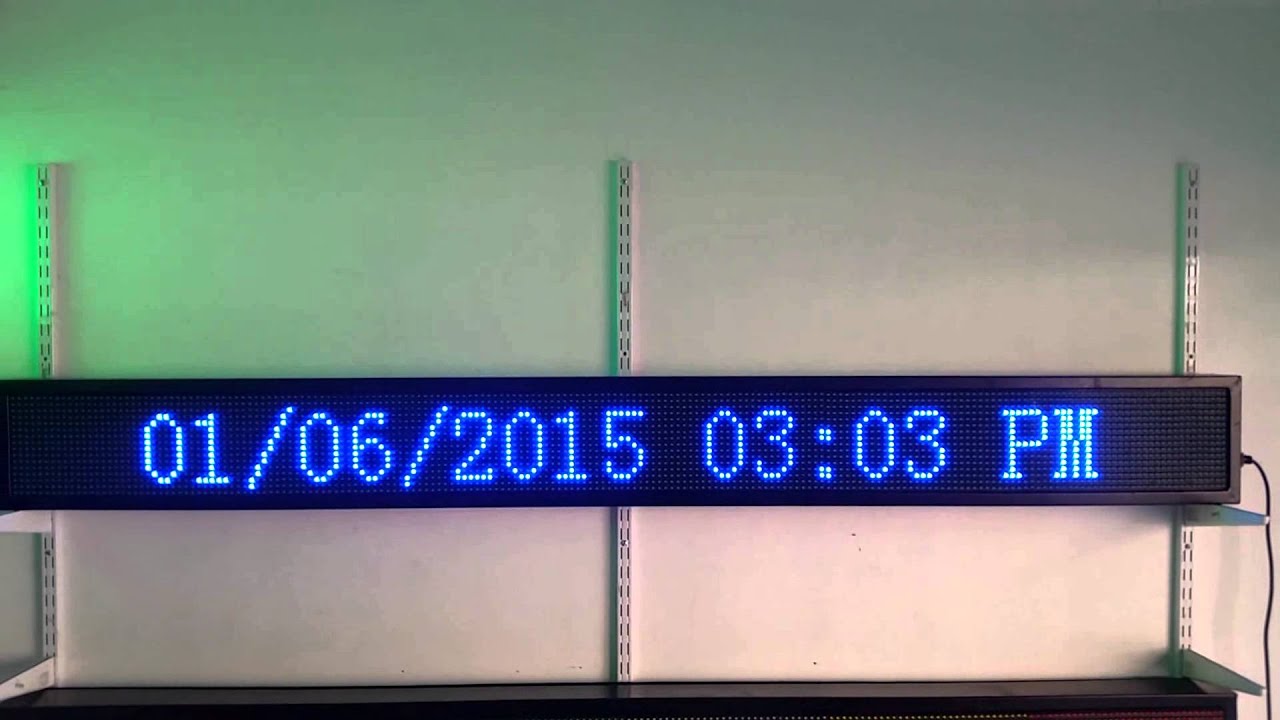 Aviso Led Pasamensaje 6 paneles