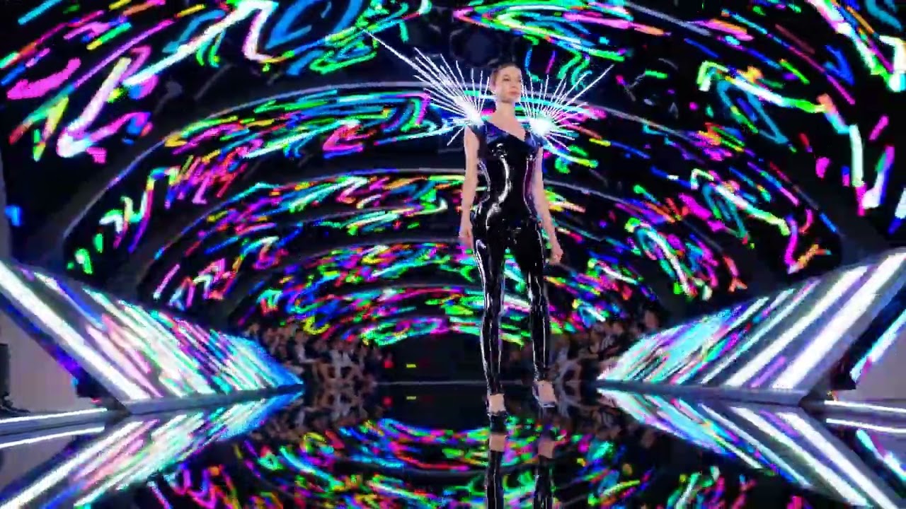 Futuristic Runway Spectacle