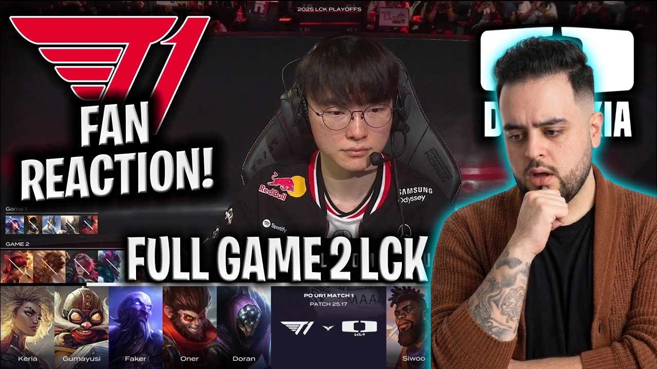 FIRST QIYANA IN LCK!😱 - T1 vs DK GAME 2 LCK 2025 SUMMER PLAYOFFS | T1 vs DPLUS KIA G2 LCK 2025