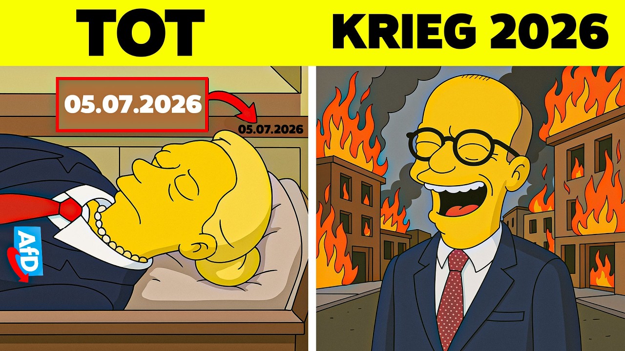 Die Vorhersagen Der Simpsons F&uuml;r 2026 Sind Verr&uuml;ckt..