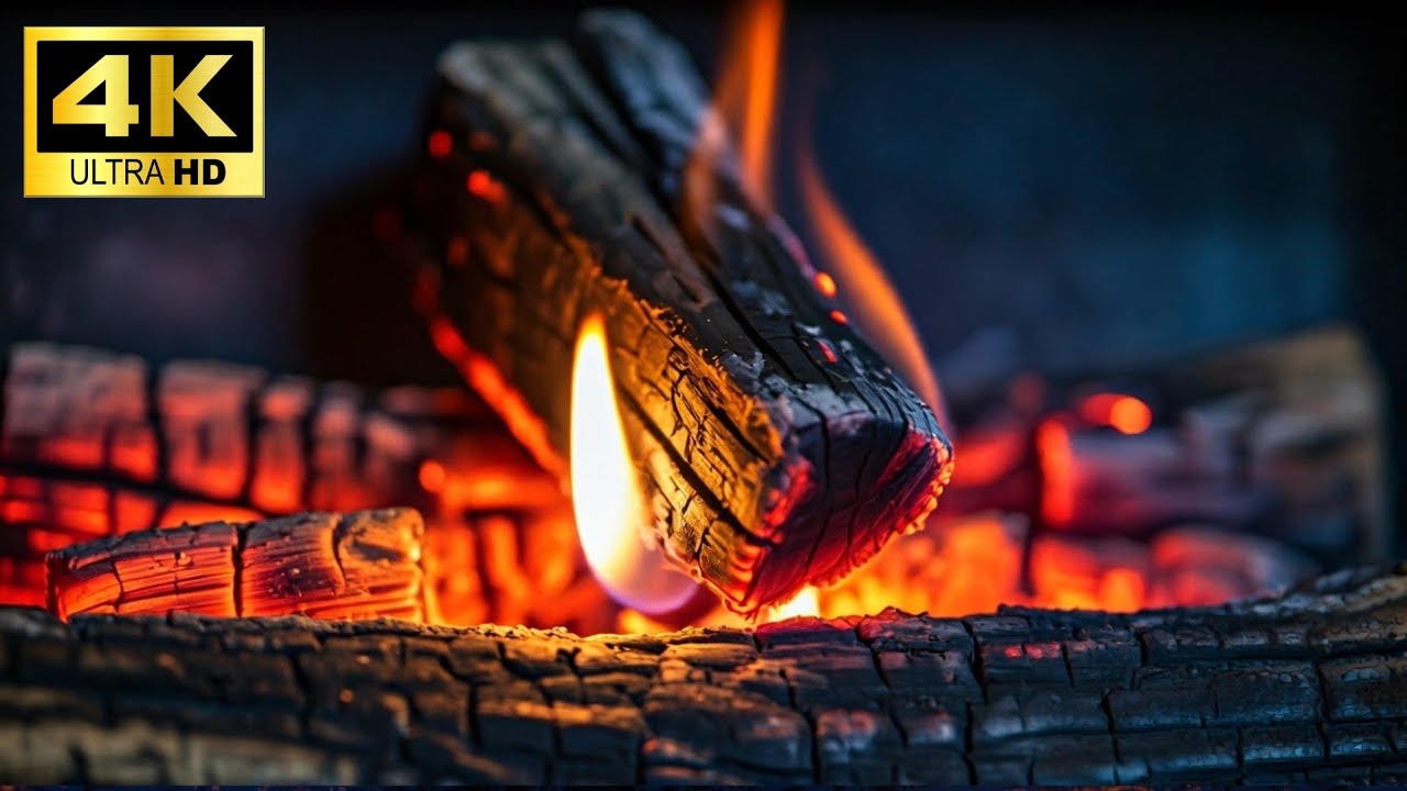 Cozy Fireside Relaxation: Bonfire & Fireplace Ambiance: 3 Hours 4K #ASMR