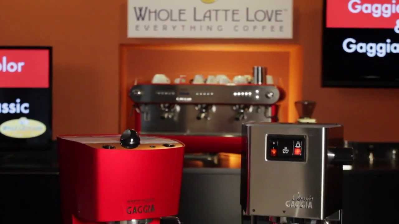 Machine Comparison: Gaggia Classic vs Gaggia Color Semi Automatic Espresso Machine