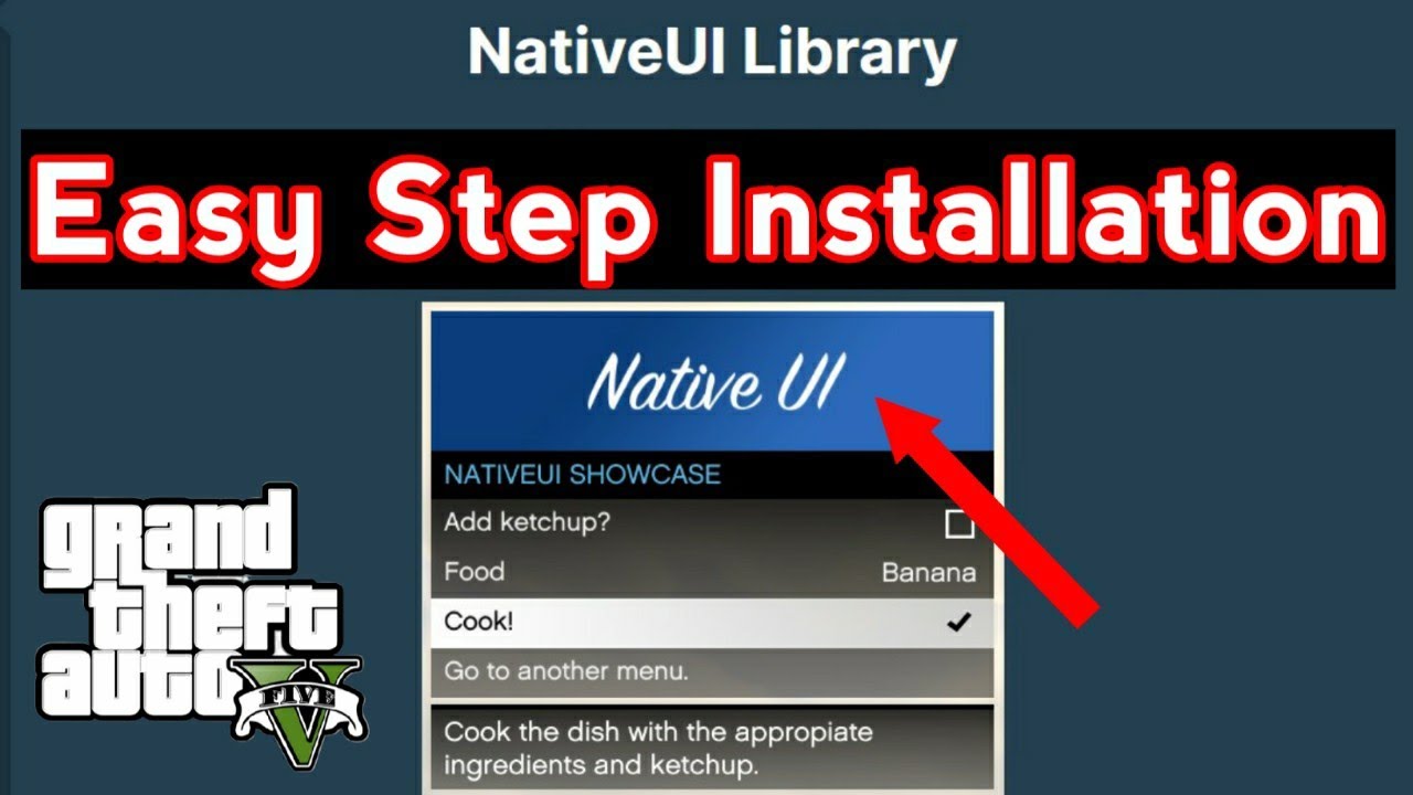 GTA5: How to Install NativeUI Trainer | 2022