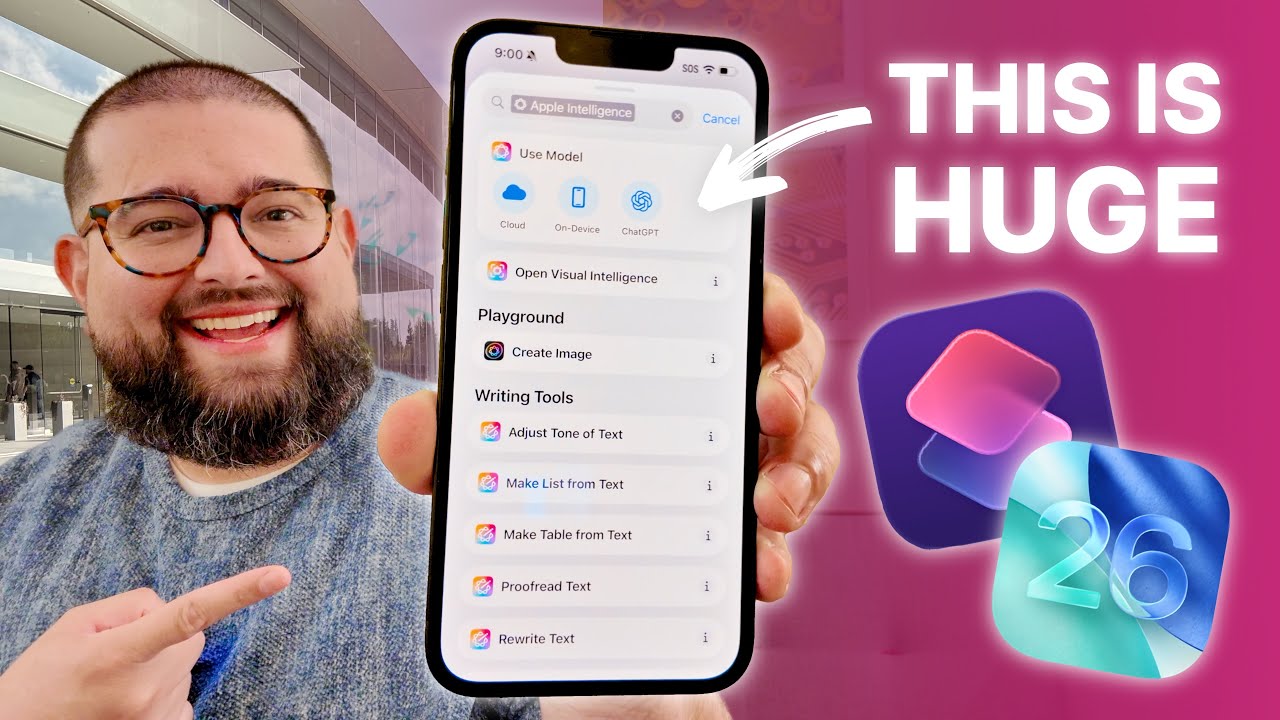 iOS 26 Shortcuts + Apple Intelligence is POWERFUL 🔥