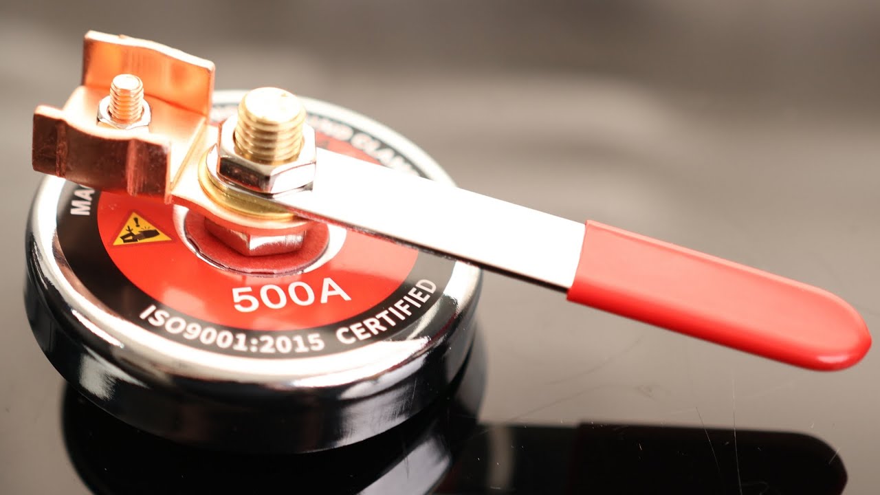 MUTUACTOR 500 AMP Magnetic Welding Ground Clamp