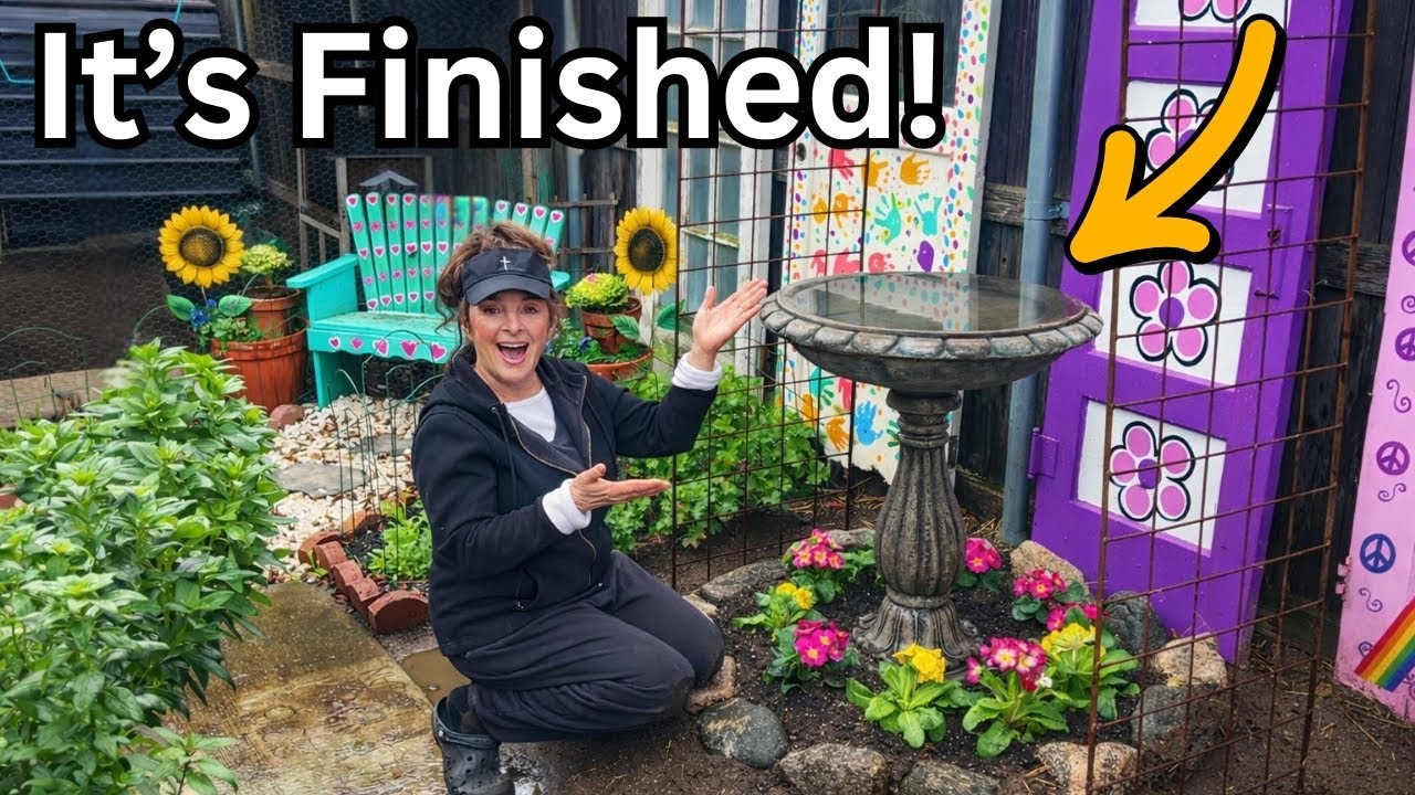 Bird Bath Garden Setup | Making It Pretty