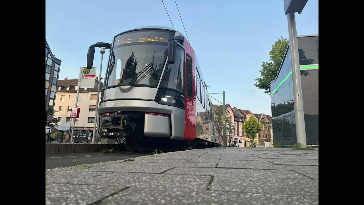 U76 Ansagen Video von Belsenplatz nach Holthausen #ddorf #rheinbahn #ansagen