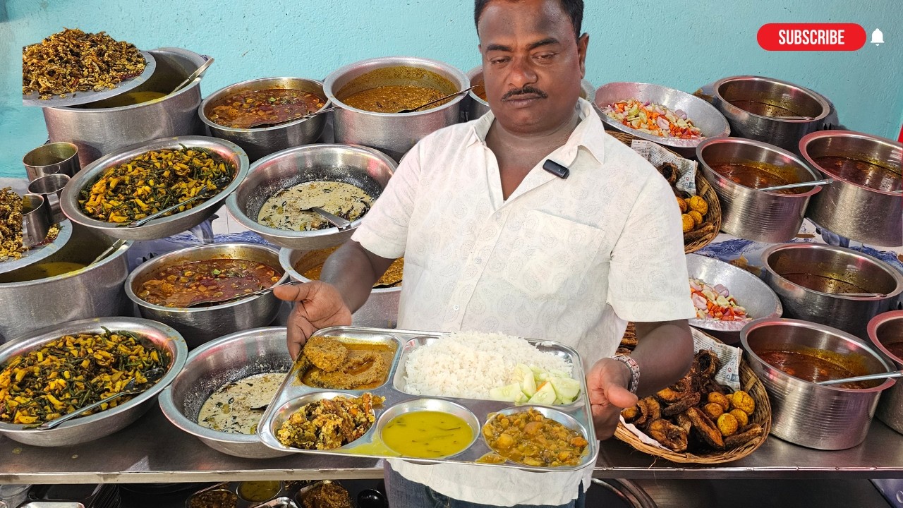 Only ₹80-Unlimited Veg Nonveg Meal In Bhubaneswar | Street Food Odisha