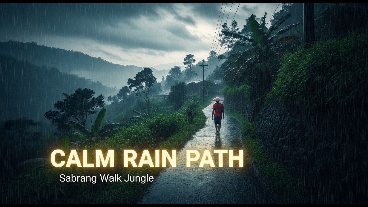 Extreme Jungle Rain Walk – Peaceful Nature Ambience #HeavyRain #NatureWalk #CalmingVideo