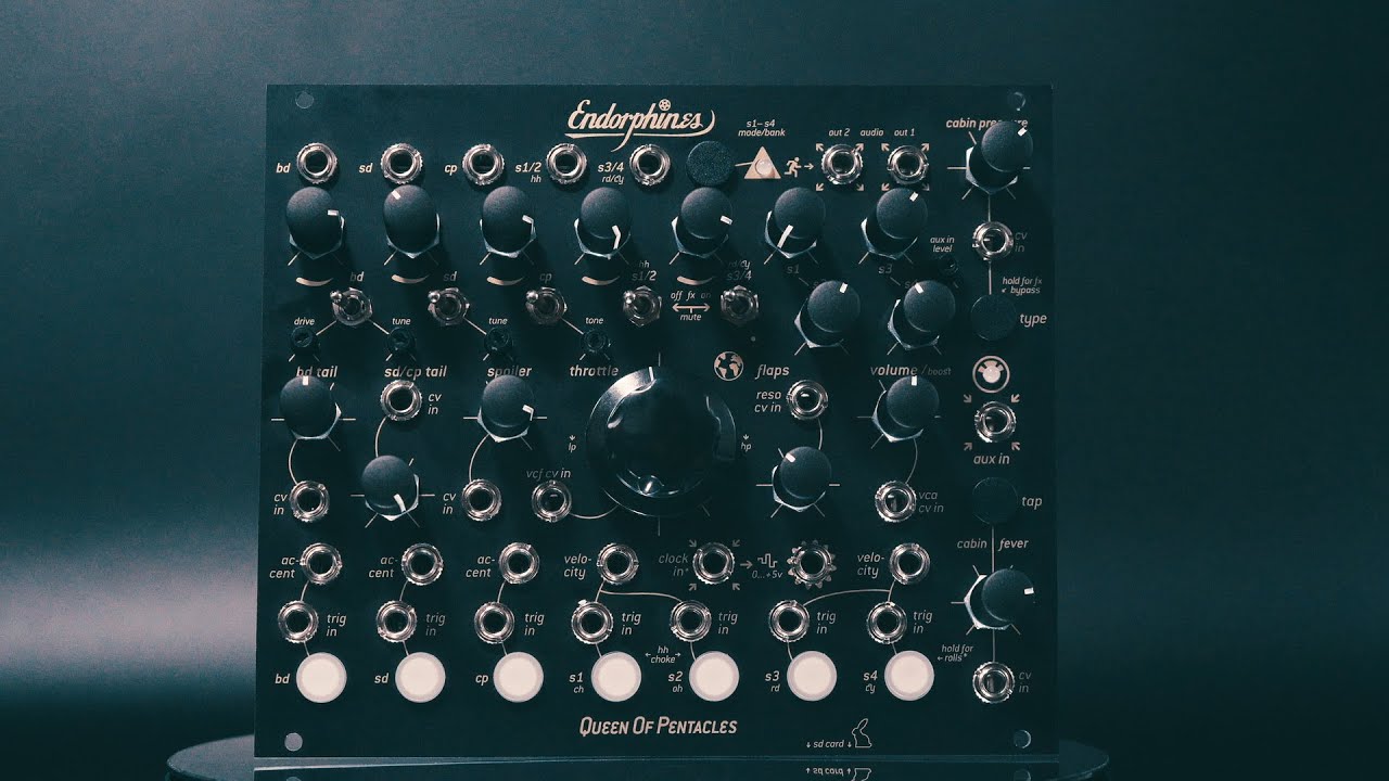 Представляем QUEEN OF PENTACLES: перкуссионный синтезатор Eurorack мощностью 30 л.с.