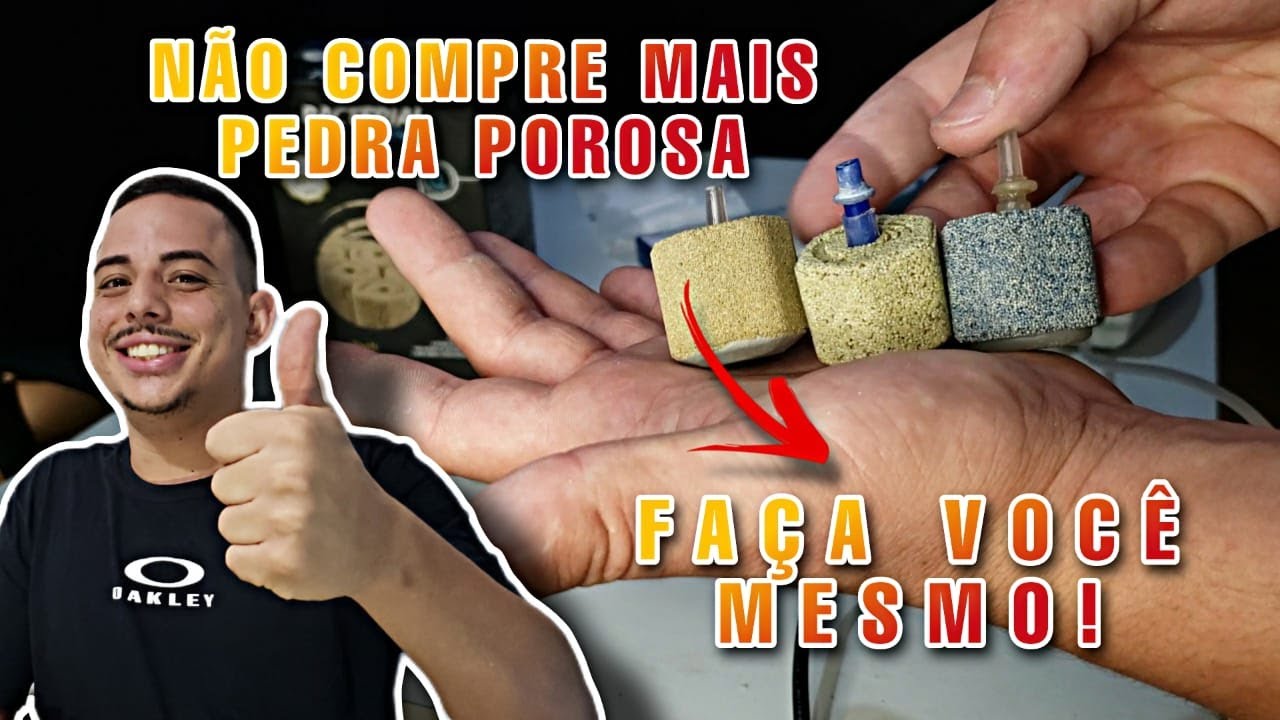 COMO FAZER UMA PEDRA POROSA ALTERNATIVA E MUITO EFICAZ