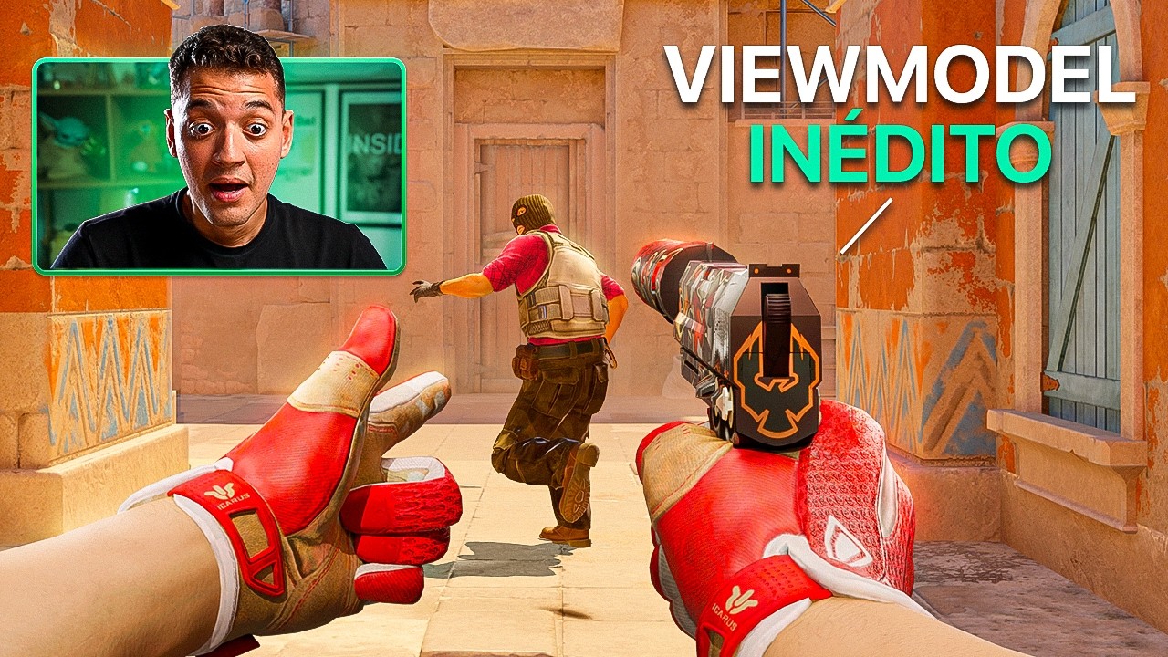 Testei um viewmodel inédito no CS 2 pra jogar premier