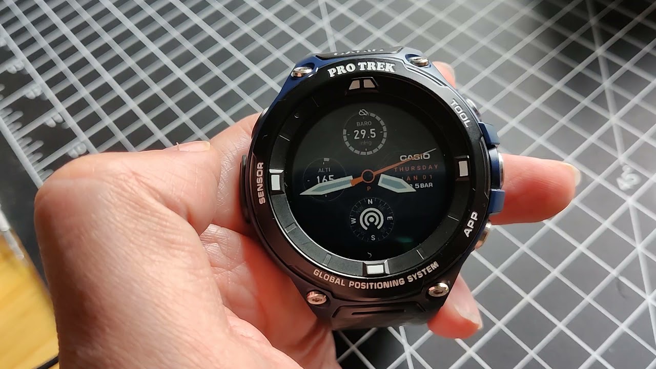 Обзор умных часов Casio Pro Trek WSD-F20A