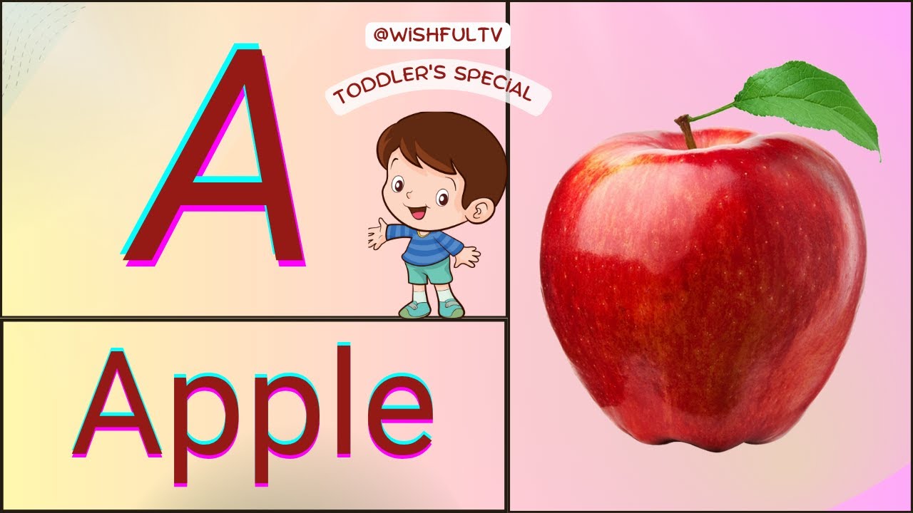 Песня ABC | A как яблоко, B как мяч | Фонетика | 123 | Счёт | Aa Se Anaar, Aa Se Aam | Wishful TV