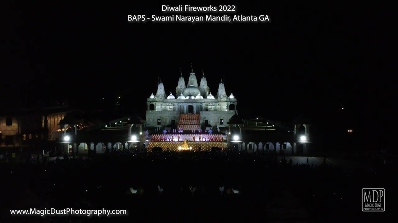 Diwali Fireworks 2022 - BAPS Atlanta, GA