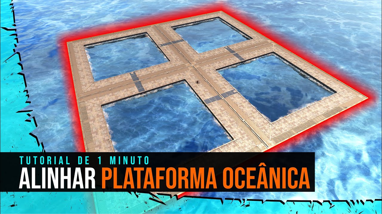 Como ALINHAR PLATAFORMA OCEANICA no Ark [Tutorial de 1 Minuto]
