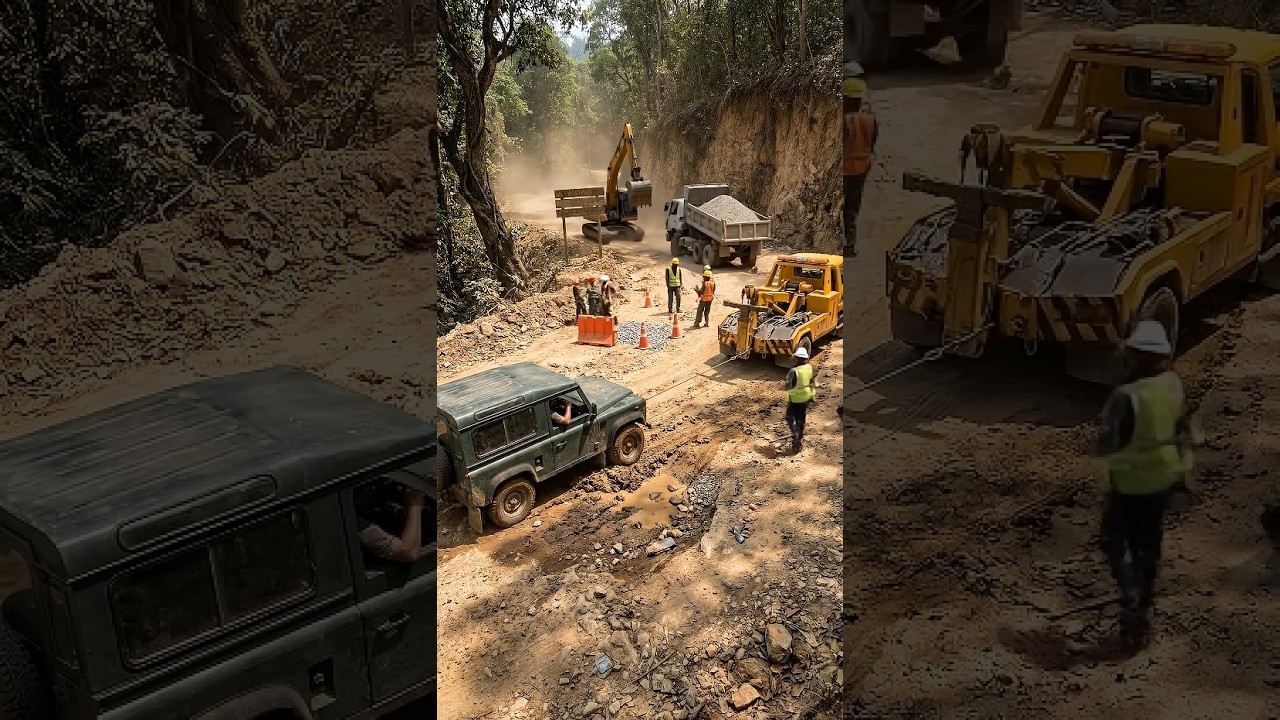 Broken Dirt Road Fully Repaired and Rebuilt.