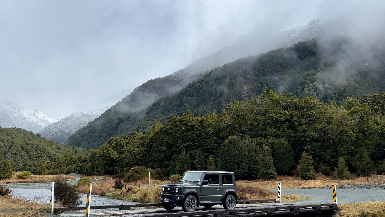Relaxing Suzuki Jimny Camping New Zealand | Campfire Pork ribs | ASMR