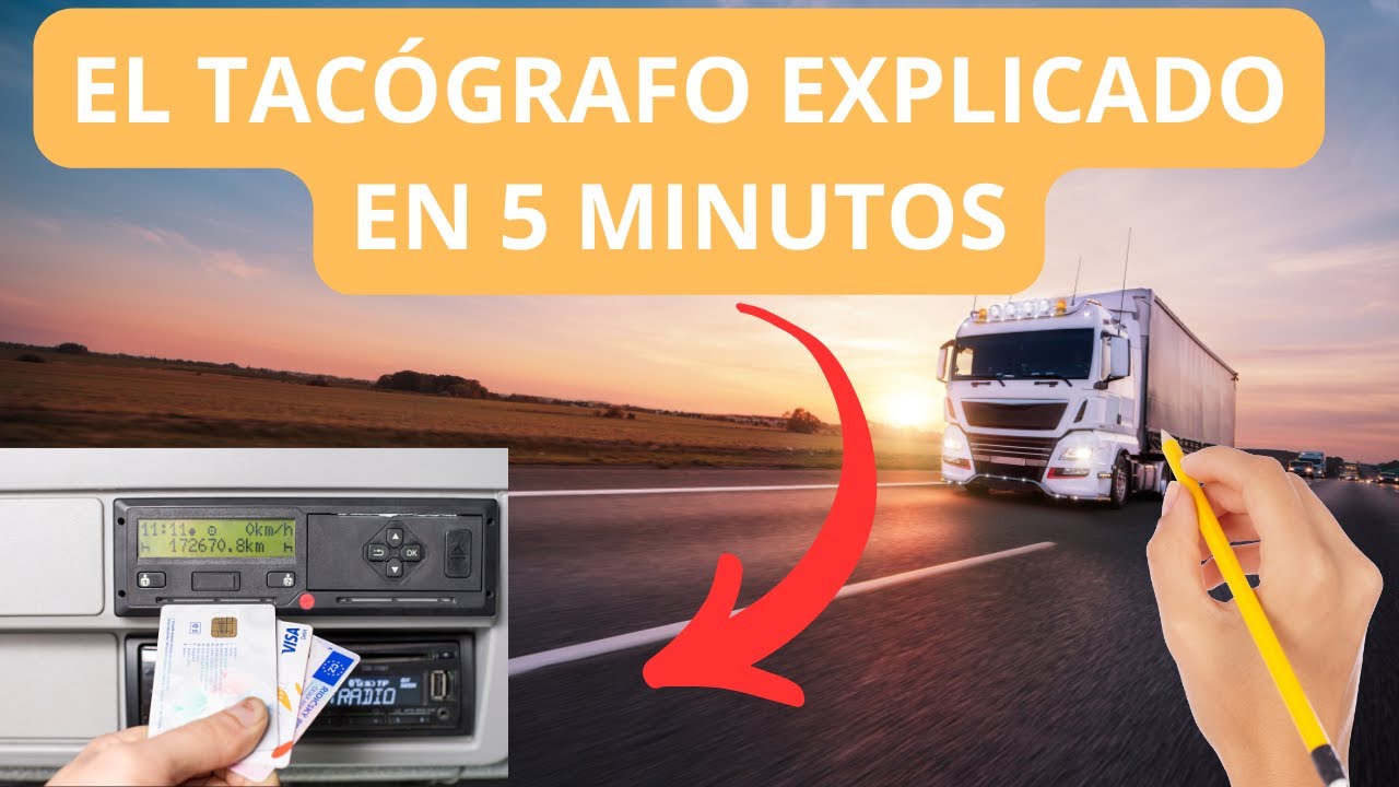 EL TACÓGRAFO EN 5 MINUTOS ¿QUÉ ES UN TACÓGRAFO Y PARA QUÉ SIRVE? -CAProfesional- CURSO CAP 2024