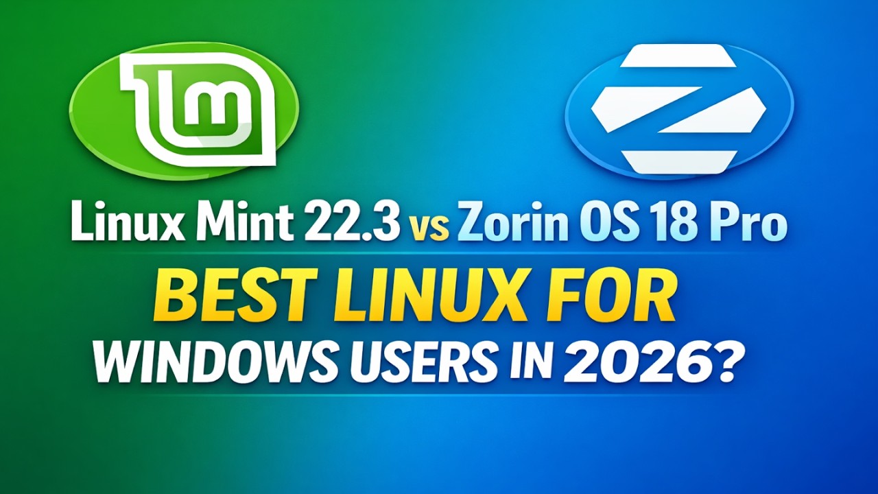 Linux Mint 22.3 vs Zorin OS 18 Pro – Which Should Beginners Choose?