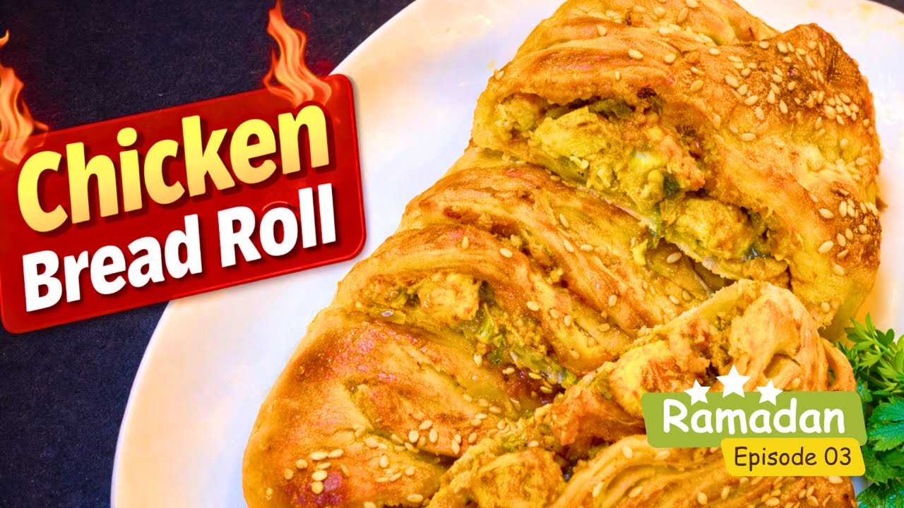 Bakery-Style Chicken Bread Roll at Home | Easy & Delicious