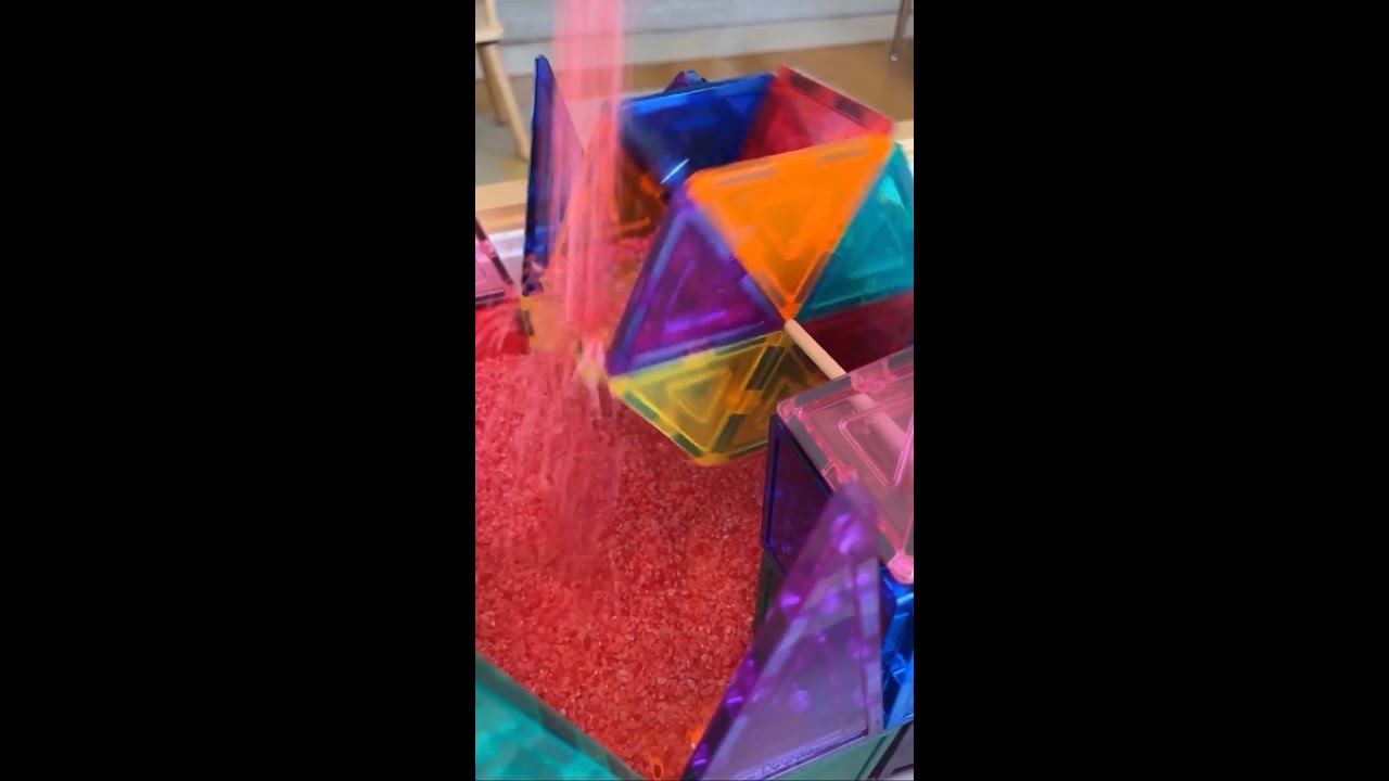 PicassoTiles PicassoToys Magnetic Tiles DIY Wind Mill Montessori Creative Play Ideas Kids Activities